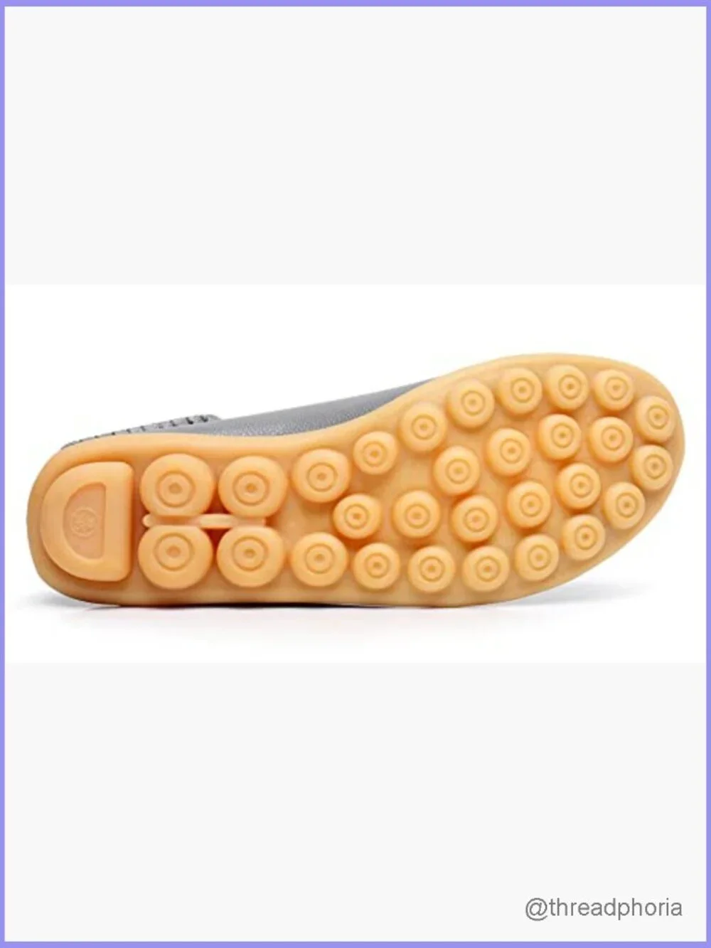 Women's Flat Loafer Slip On Shoes Comfort Walking Padded Insole Leather